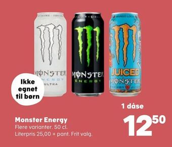 SuperBrugsen Monster Energy tilbud