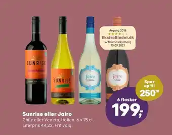 SuperBrugsen Sunrise eller Jairo tilbud