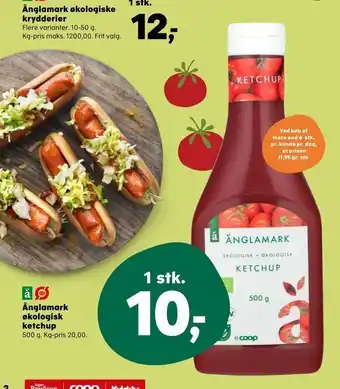 SuperBrugsen Änglamark økologisk ketchup tilbud