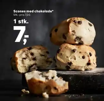 SuperBrugsen Scones med chokolade tilbud