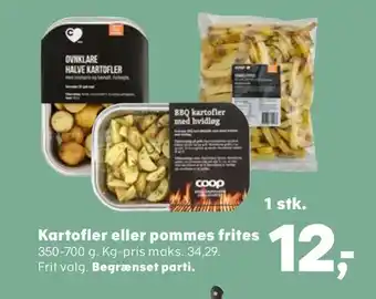 SuperBrugsen Kartofler eller pommes frites tilbud