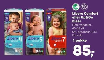 SuperBrugsen Libero Comfort eller Up&Go bleer tilbud