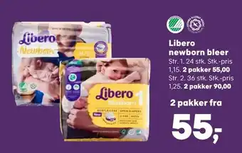 SuperBrugsen Libero newborn bleer tilbud