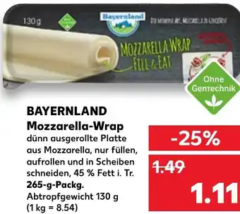 Bayerland Mozzarella-Wrap 265 g