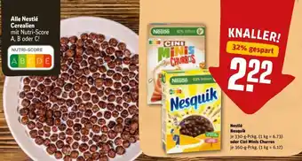 REWE DE Nestlé Nesquik 330 g oder Cini Minis Churros 360 g tilbud