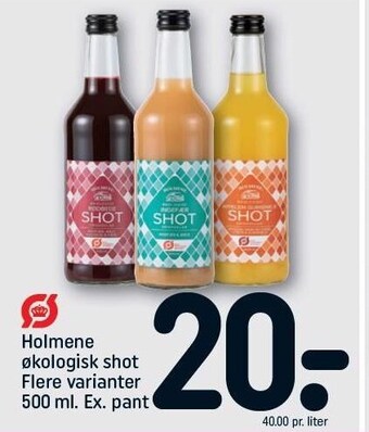 REMA 1000 Holmene øko shot tilbud