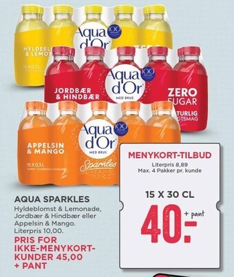 Aqua sparkles