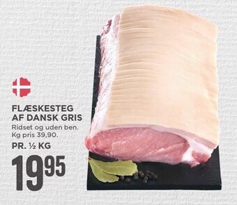 MENY Flæskesteg af dansk gris tilbud