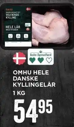 OMHU hele danske kyllingelår