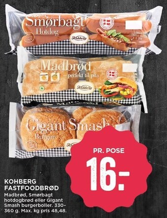 MENY Kohberg fastfoodbrød tilbud