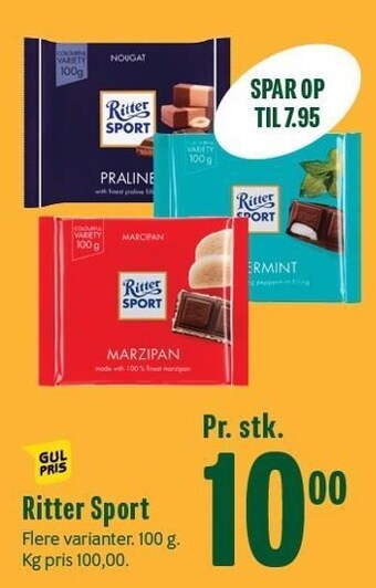 Min Købmand Ritter sport tilbud