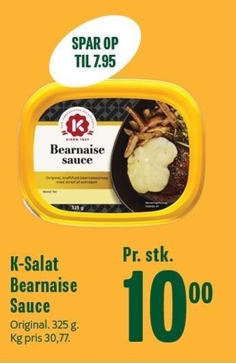 Min Købmand K-salat bearnaise sauce tilbud