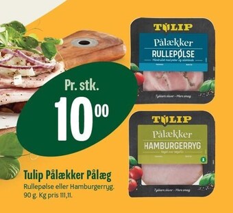 Min Købmand Tulip pålækker pålæg tilbud