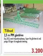 2,5 PM gårdrive