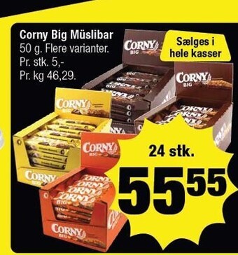 Calle Corny big müslibar 24 stk. tilbud
