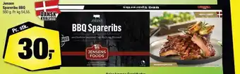 Jensens spareribs BBQ