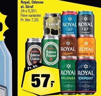 Calle Royal, Odense el. Giraf tilbud