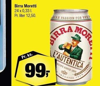 Calle Birra Moretti tilbud
