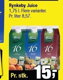 Calle Rynkeby Juice tilbud