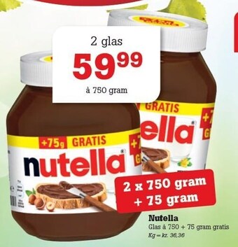 Poetzsch Padborg Nutella tilbud