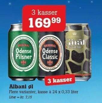 Poetzsch Padborg Albani øl tilbud