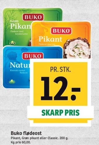 SPAR Buko flødeost tilbud
