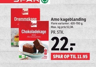 SPAR Amo kageblanding tilbud