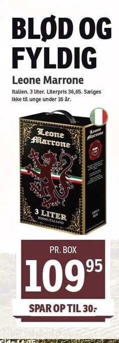 SPAR Leone Marrone tilbud