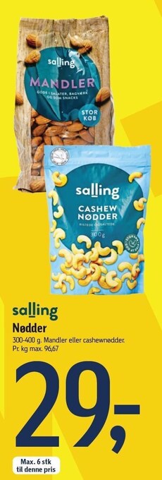 Føtex Nødder tilbud