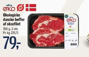Økologiske danske bøffer af oksefilet