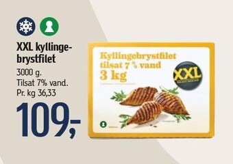 Føtex XXL kyllingebrystfilet tilbud