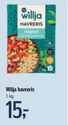 Føtex Wilja havreris tilbud