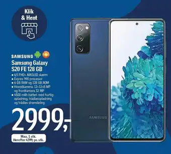 Føtex Samsung Galaxy S20 tilbud