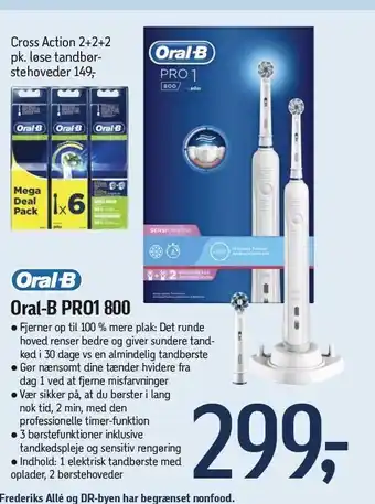Føtex Oral-B PRO1 800 tilbud