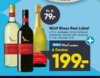 Bilka Wolf Blass Red Label tilbud