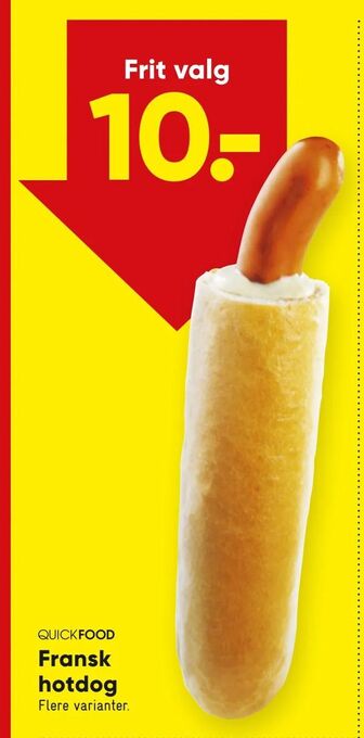 Bilka Fransk hotdog tilbud