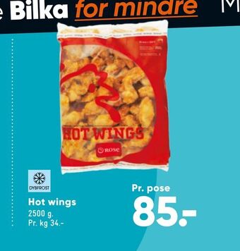 Bilka Hot wings tilbud