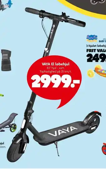 Fætter BR VAYA El løbehjul tilbud