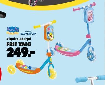 Fætter BR 3-hjulet løbehjul tilbud