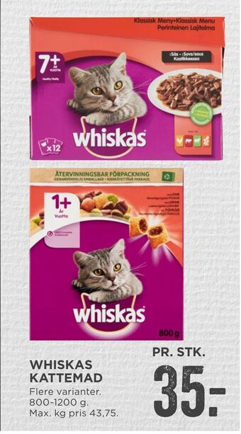 MENY Whiskas kattemad tilbud