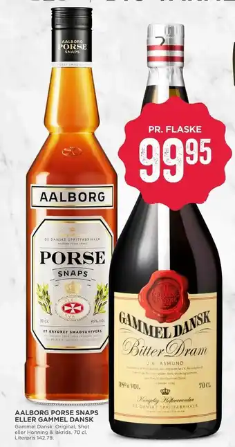 MENY Aalborg porse snaps eller gammel dansk tilbud