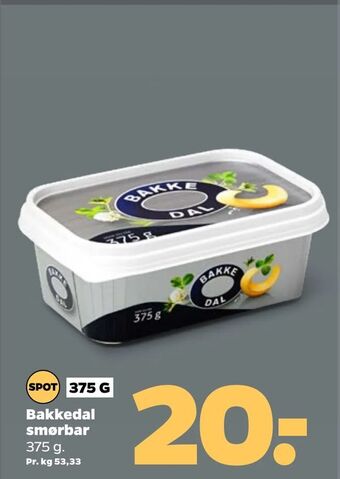 Netto Bakkedal smørbar tilbud