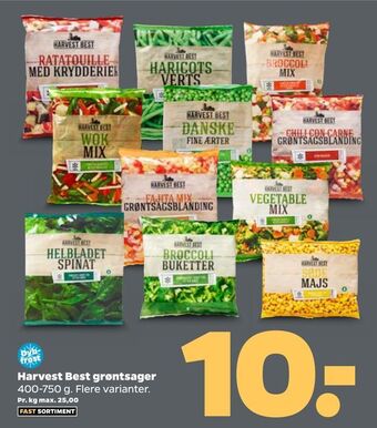 Netto Harvest Best grøntsager tilbud