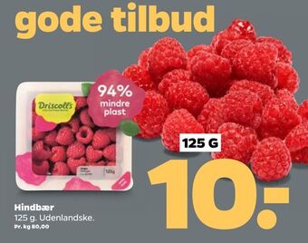 Netto Hindbær tilbud