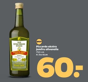 Netto Piccardo ekstra jomfru olivenolie tilbud