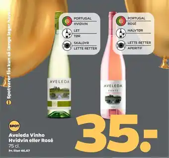 Netto Aveleda Vinho Hvidvin eller Rosé tilbud