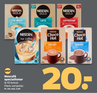 Netto Nescafé specialiteter tilbud