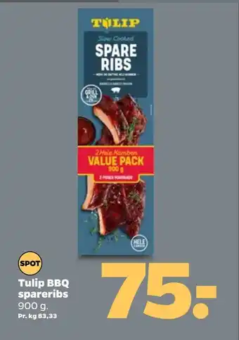 Netto Tulip BBQ spareribs tilbud