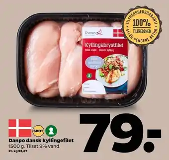 Netto Danpo dansk kyllingefilet tilbud