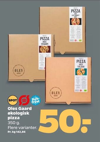 Netto Oles Gaard økologisk pizza tilbud